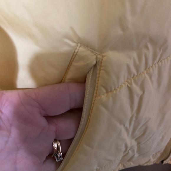 Abercrombie & Fitch Lightweight Puffer Yellow Jacket L - Picture 4 of 7
